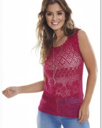 Маечка в филейной технике крючком