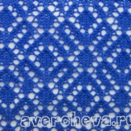 Узор "Мелкий ажур" - в копилку мастерице
