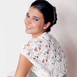 Летнее болеро из хлопковой пряжи