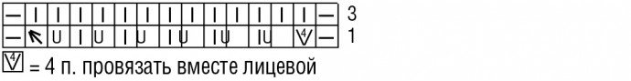 Жилет с узорами из листиков