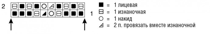 Топ с вышитыми цветными полосками