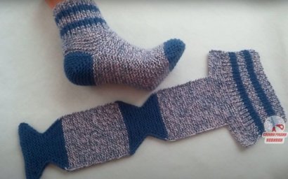 Hoвый cпocoб вязaния нocкoв, я в вocтopгe oт пpocтoты иcпoлнeния!