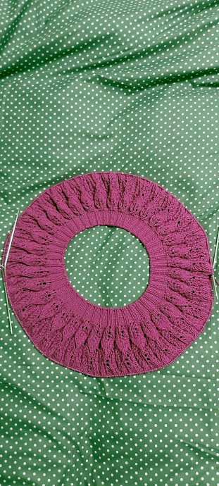 Туника ягодного цвета