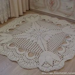 Коврик крючком