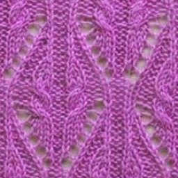 Красивый ажурный узор для любительниц вязания спицами