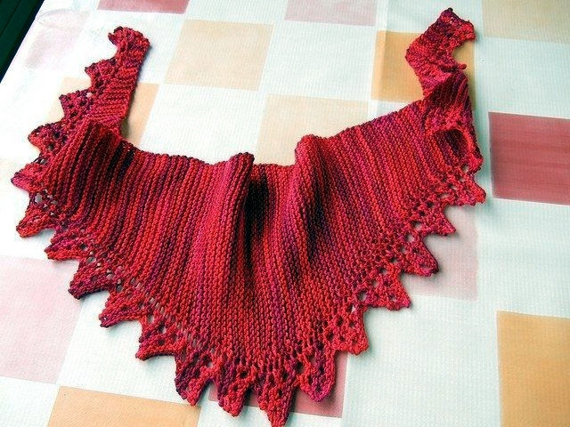 Шаль-шарф/бактус "Недотрога"