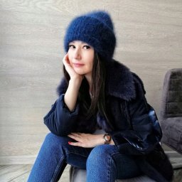 Шапка с 2-мя отворотами, вяжеи спицами