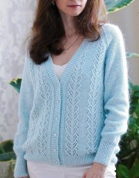 Узор для кофточки спицами