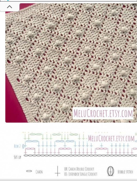 Подборка узоров для вязаного пледа