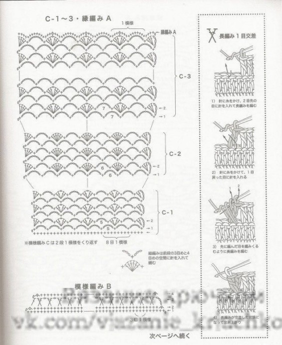 Ажурная туника крючком