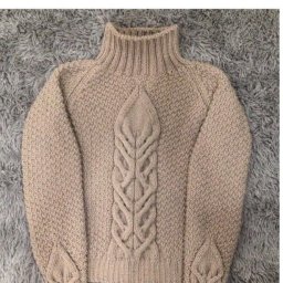 Идея для симпатичного свитера спицами