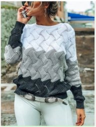 Красивый узорчик спицами