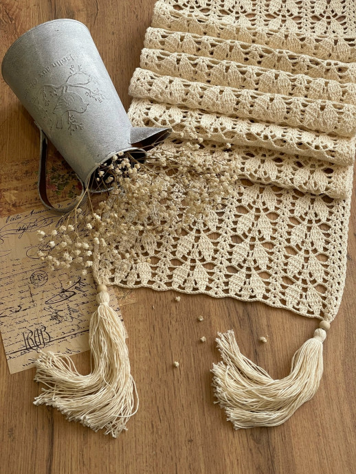 Вяжем очаровательный палантин