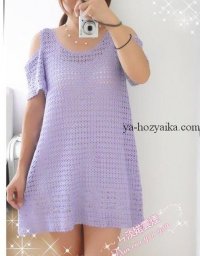 Просторная туника простым узором