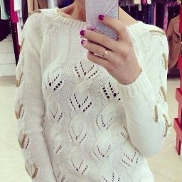 Симпатичный узор спицами