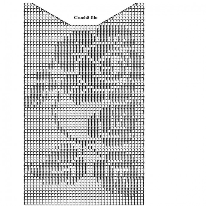 Ажурный светло-розовый топ крючком