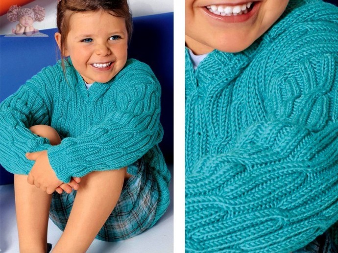 Стильный пуловер для мальчика 0