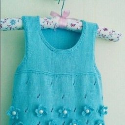Детский сарафан спицами