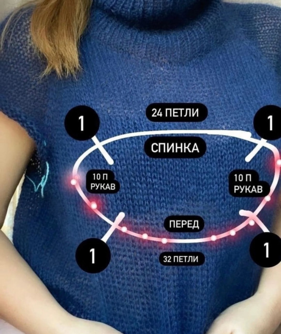 Свитер из мохера, вяжем спицами Свитер из мохера, вяжем спицами