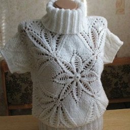 Нежная ажурная кофточка