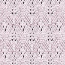 Нежный узор спицами