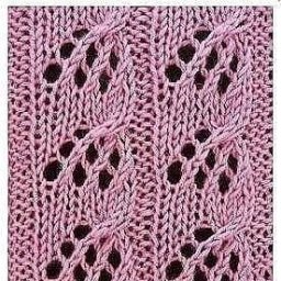 Симпатичные узоры спицами