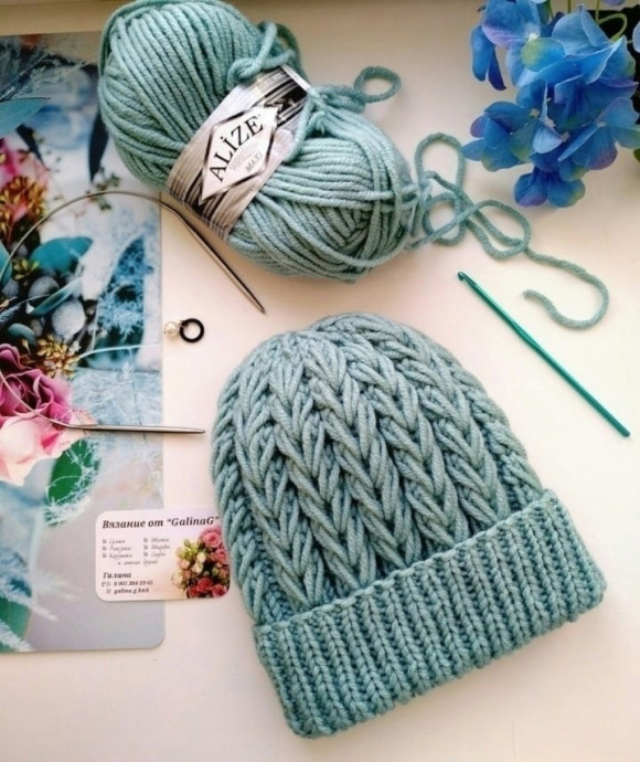 Шапка спицами Шапка спицами