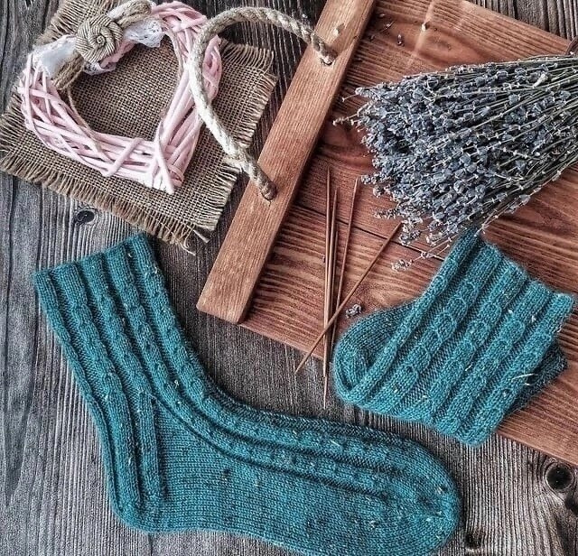 Носочки спицами