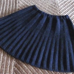 Вязаная юбочка для школьницы