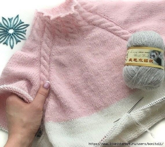 Мягкий и пушистый свитер из норки