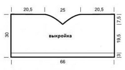 Капор спицами