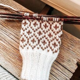 Схема жаккарда спицами