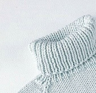 Манишка спицами