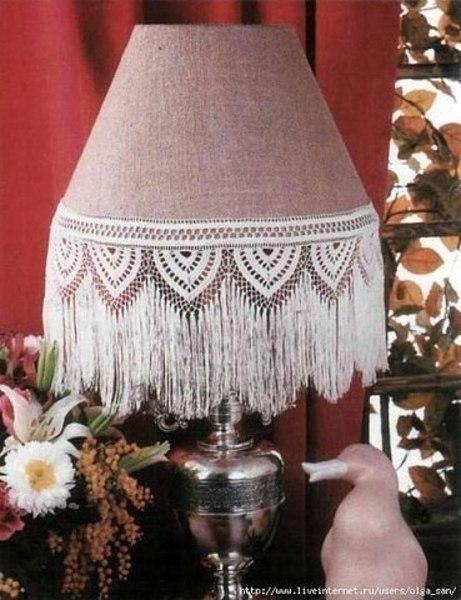 Украшаем абажур