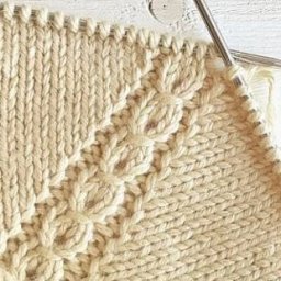 Узор для реглана спицами