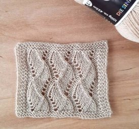 Узор спицами со схемкой