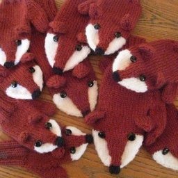 Вяжем варежки в виде лисичек - стильный аксессуар для самых маленьких