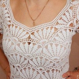 Ажурный узор крючком