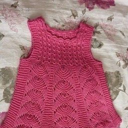 Детский сарафан спицами