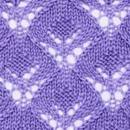 Красивый узор спицами