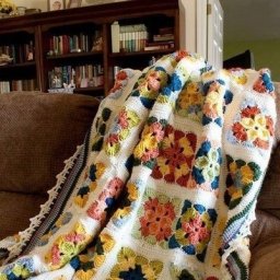 Мотив для яркого пледа