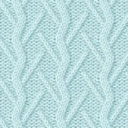 Нежные рельефные узоры спицами