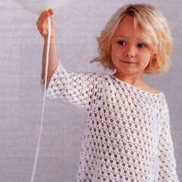 Ажурная кофточка для девочки