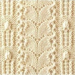 Интересный узор спицами, в копилку мастерицы