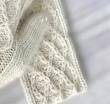 Варежки спицами