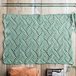 Ажур спицами в копилку мастерицы