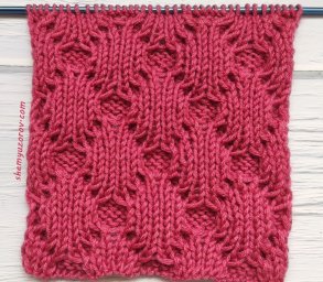 Два узора в копилку: Рельефные узоры "Паучки"