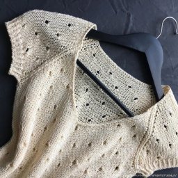 Ажурная футболка "Лето", вяжем спицами