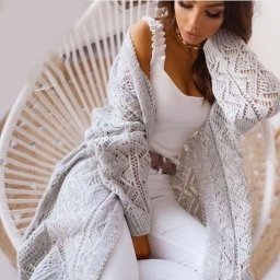 Кардиган спицами, схема узора