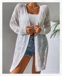 Летний кардиган спицами